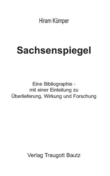 Produktbild: Sachsenspiegel