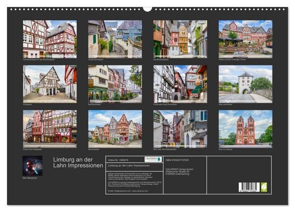 Produktbild: Limburg an der Lahn Impressionen (Wandkalender 2026 DIN A2 quer), CALVENDO Monatskalender