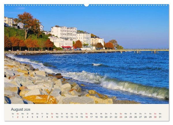 Produktbild: Sassnitz und die Kreidek&uuml;ste - Herbstimpressionen vom Hochuferweg Jasmund (Wandkalender 2026 DIN A2 quer), CALVENDO Monatskalender