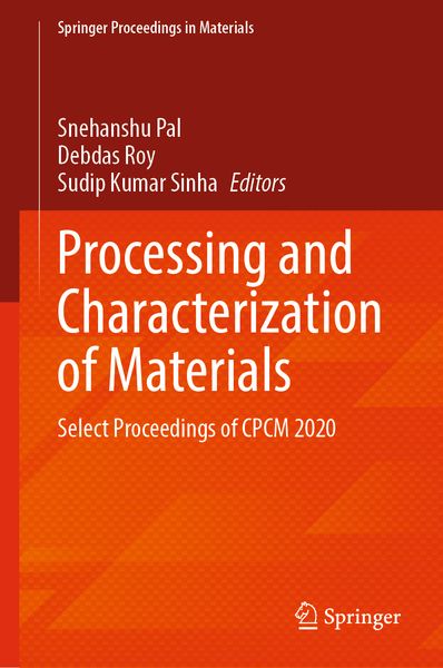 Produktbild: Processing and Characterization of Materials