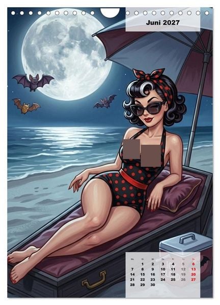 Produktbild: Vampir-Girls (Wandkalender 2027 DIN A4 hoch), CALVENDO Monatskalender