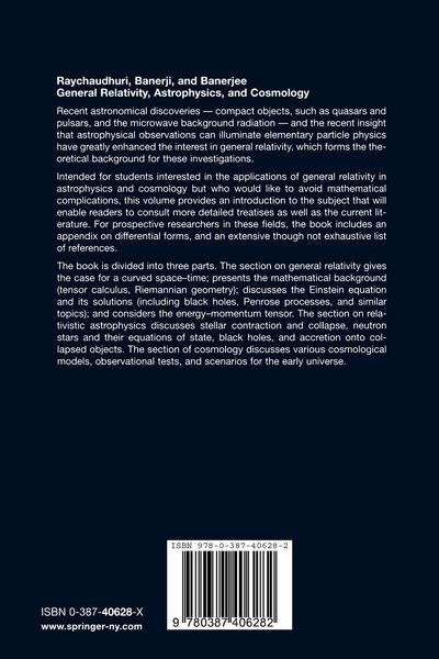Produktbild: General Relativity, Astrophysics, and Cosmology
