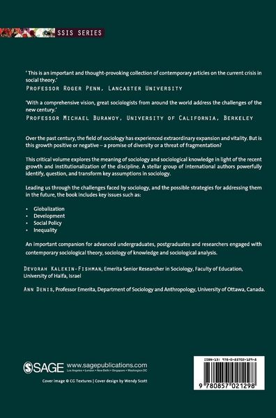 Produktbild: The Shape of Sociology for the 21st Century