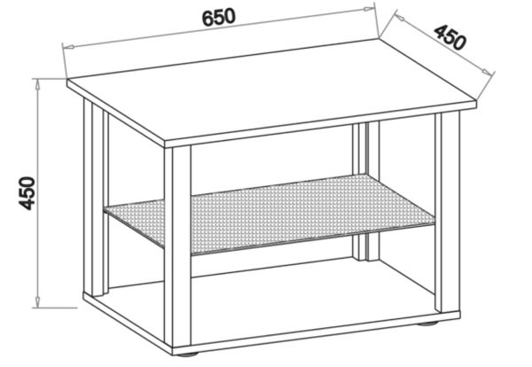 Produktbild: Holz Sofatisch Couchtisch Glas Tisch Wanilo M