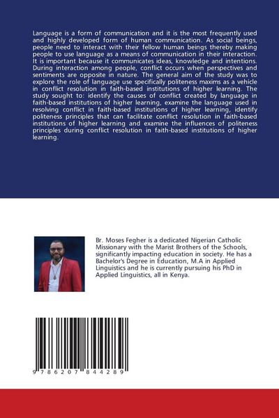 Produktbild: Linguistic Approach to Conflict Resolution in Faith-based Institutions