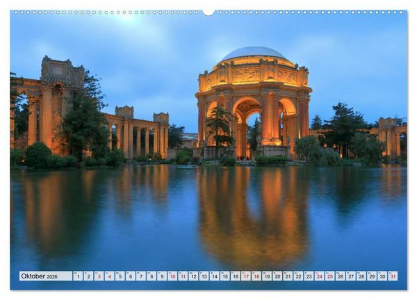 Produktbild: San Francisco - City on the Bay (hochwertiger Premium Wandkalender 2026 DIN A2 quer), Kunstdruck in Hochglanz