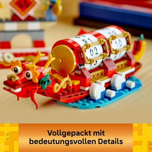 LEGO Feiertagskalender, Mondneujahrsgeschenk, Set für Kinder 40678