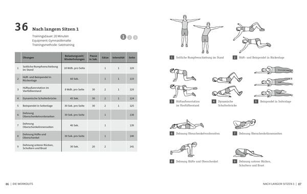 Produktbild: 50 Workouts gegen R&uuml;ckenschmerzen