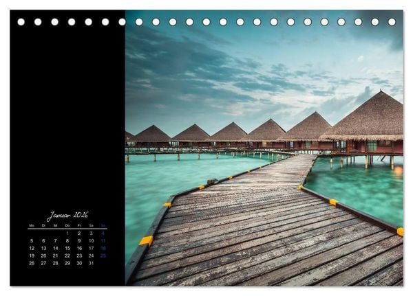 Produktbild: Malediven - dem Himmel so nah (Tischkalender 2026 DIN A5 quer), CALVENDO Monatskalender