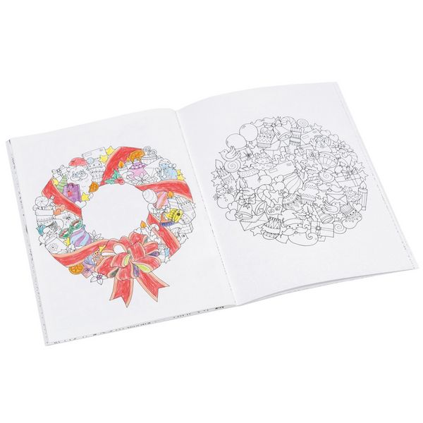 Produktbild: Idena Malbuch Weihnachten 64 Seiten 17x23cm