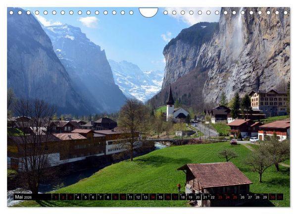 Produktbild: Bergmagie &ndash; Fotos aus dem Berner Oberland (Wandkalender 2026 DIN A4 quer), CALVENDO Monatskalender