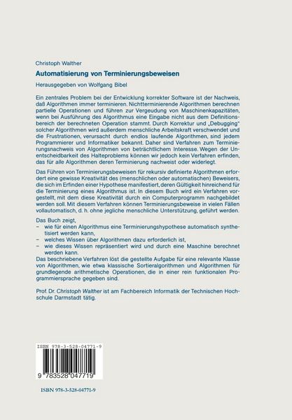 Produktbild: Automatisierung von Terminierungsbeweisen