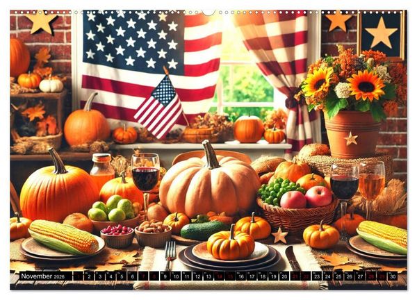 Produktbild: USA - Der amerikanische Geist (hochwertiger Premium Wandkalender 2026 DIN A2 quer), Kunstdruck in Hochglanz
