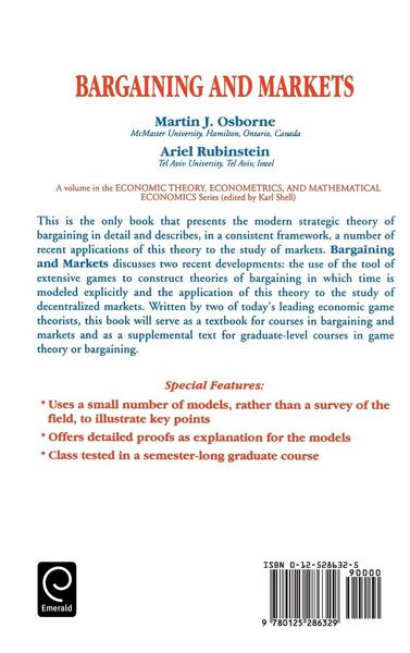 Produktbild: Bargaining and Markets