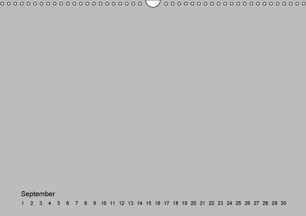 Produktbild: Geburtstags - Bastelkalender - Grau (Wandkalender immerw&auml;hrend DIN A3 quer)