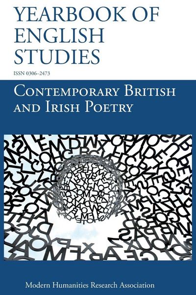 Produktbild: Contemporary British and Irish Poetry (Yearbook of English Studies (51) 2021)