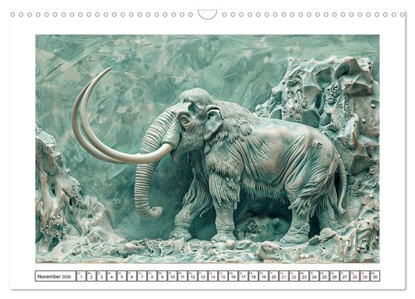 Produktbild: Wesen aus der Urzeit (Wandkalender 2026 DIN A3 quer), CALVENDO Monatskalender