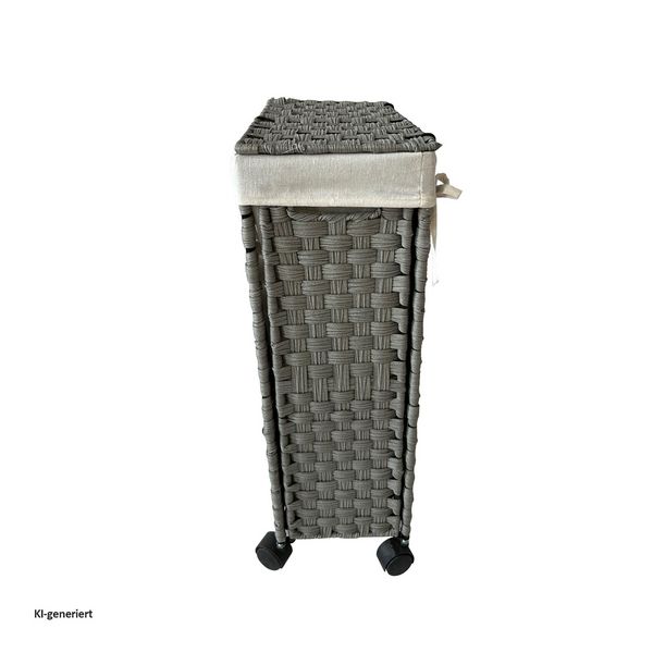 Produktbild: HTI-Living W&auml;schesammler 40 Liter Briena Grau W&auml;schesammler 40 Liter Briena Grau