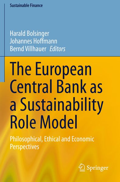 Produktbild: The European Central Bank as a Sustainability Role Model