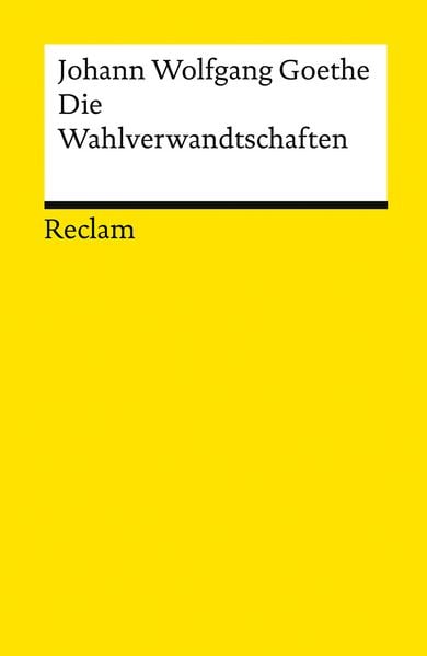 Produktbild: Die Wahlverwandtschaften