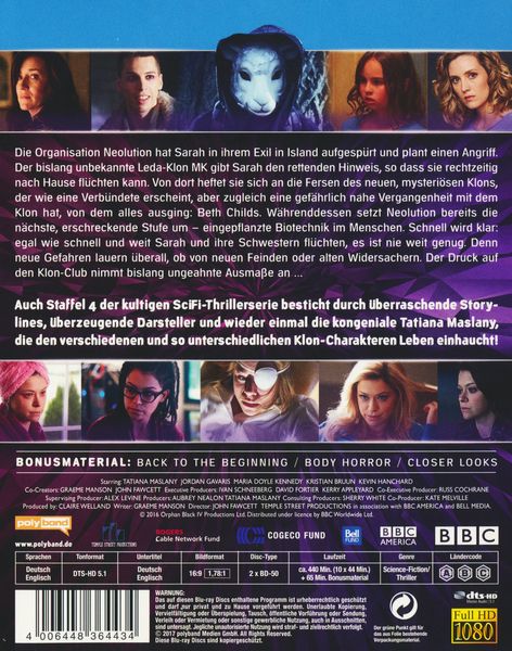Produktbild: Orphan Black - Staffel 4 [2 BRs]