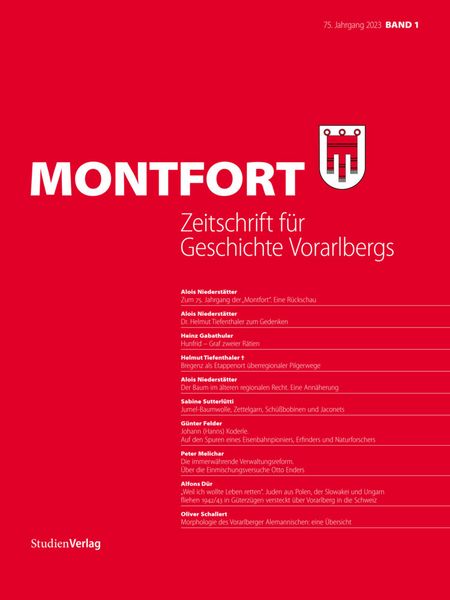 Produktbild: Montfort 1/2023