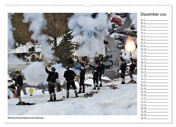 Produktbild: Servus im Bergsteigerdorf Ramsau (Wandkalender 2026 DIN A2 quer), CALVENDO Monatskalender
