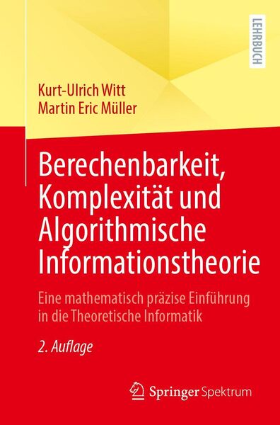 Produktbild: Berechenbarkeit, Komplexit&auml;t und Algorithmische Informationstheorie