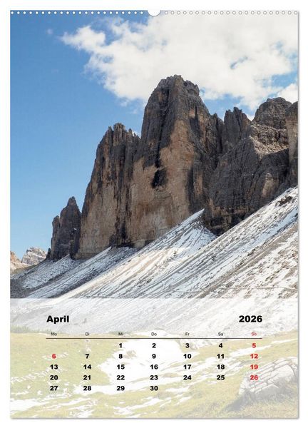 Produktbild: Bergwelten (hochwertiger Premium Wandkalender 2026 DIN A2 hoch), Kunstdruck in Hochglanz