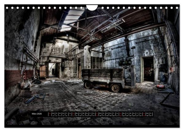 Produktbild: Lost Places, Vergessene Orte / AT-Version (Wandkalender 2026 DIN A4 quer), CALVENDO Monatskalender