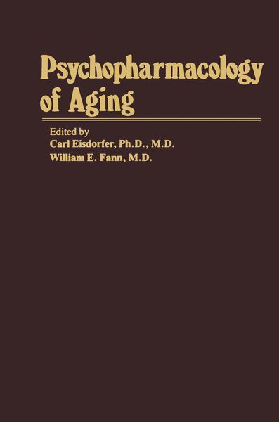 Produktbild: Psychopharmacology of Aging