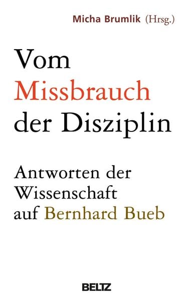 Produktbild: Vom Missbrauch der Disziplin