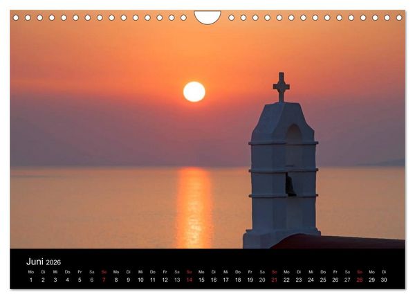 Produktbild: Die Kykladen (Wandkalender 2026 DIN A4 quer), CALVENDO Monatskalender