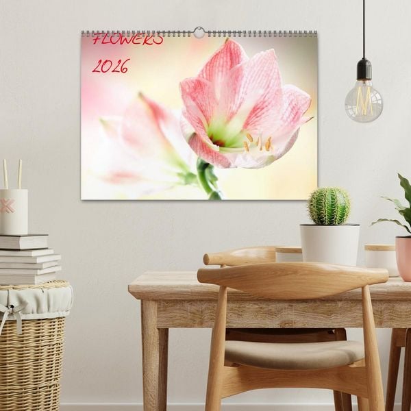 Produktbild: Flowers / 2026 (Wandkalender 2026 DIN A3 quer), CALVENDO Monatskalender