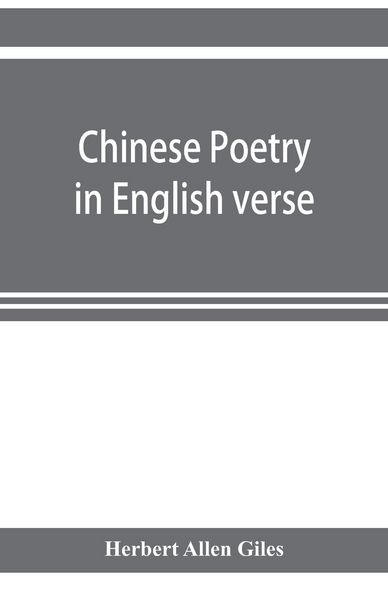 Produktbild: Chinese poetry in English verse