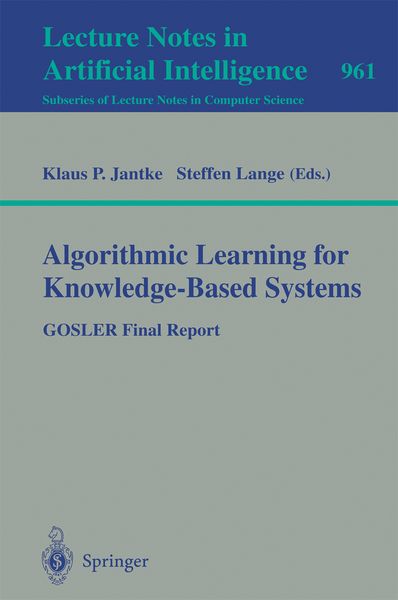 Produktbild: Algorithmic Learning for Knowledge-Based Systems