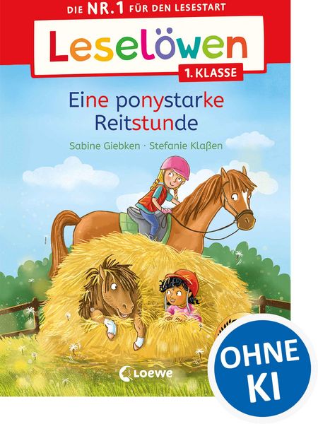 Produktbild: Lesel&ouml;wen 1. Klasse - Eine ponystarke Reitstunde