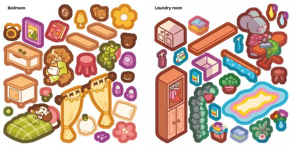 Produktbild: Cute & Cozy Sticker Rooms: Happy Homes