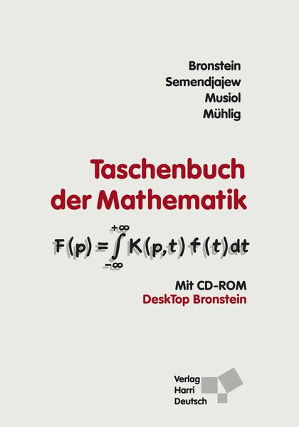 Produktbild: Taschenbuch der Mathematik. Mit CD-ROM