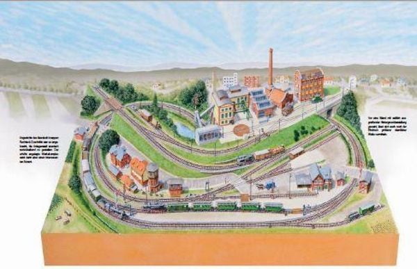 Produktbild: Modellbahn-Anlagen mit Pfiff: Konzepte, Gleispl&auml;ne, 3D-Ansichten