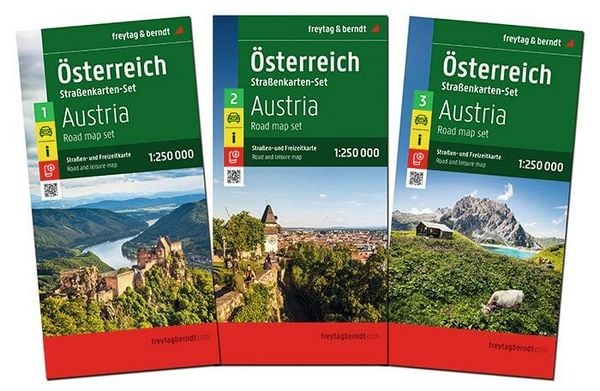 Produktbild: Freytag & berndt Stra&szlig;enkarte &Ouml;sterreich Set 1:250.000