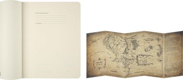 Produktbild: Moleskine Der Herr der Ringe Notizbuch, XL, liniert, fester Einband