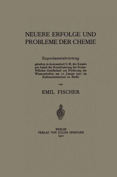 Produktbild: Neuere Erfolge und Probleme Der Chemie