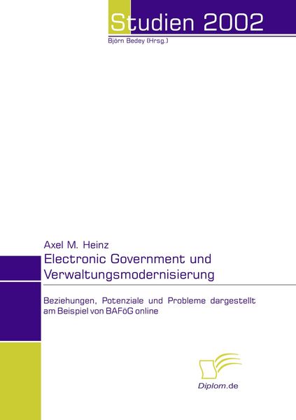 Produktbild: Electronic Government und Verwaltungsmodernisierung