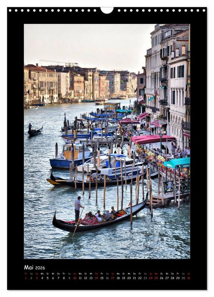 Produktbild: Venedig (Wandkalender 2026 DIN A3 hoch), CALVENDO Monatskalender