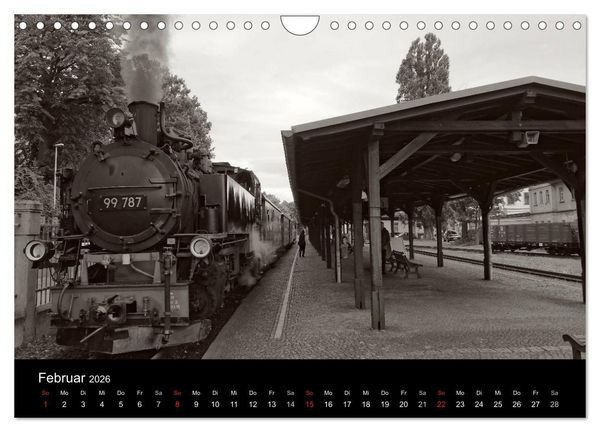 Produktbild: Ein Jahr mit der Schmalspurbahn aus Zittau (Wandkalender 2026 DIN A4 quer), CALVENDO Monatskalender