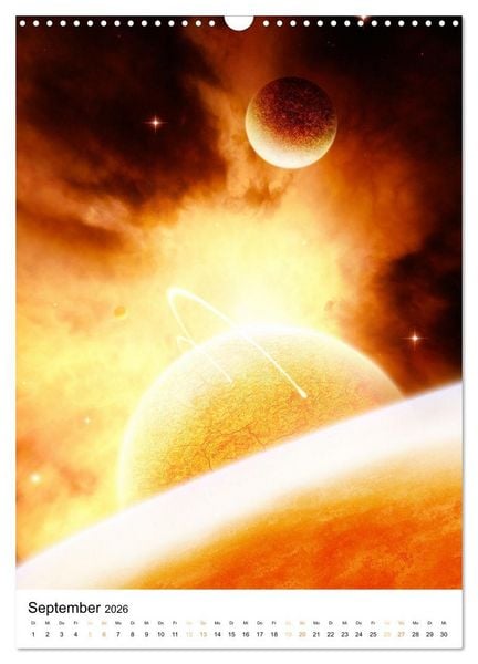 Produktbild: Galaxien und Nebulare (Wandkalender 2026 DIN A3 hoch), CALVENDO Monatskalender