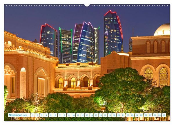 Produktbild: Atemraubendes Abu Dhabi - Idylle am Persischen Golf (Wandkalender 2026 DIN A2 quer), CALVENDO Monatskalender