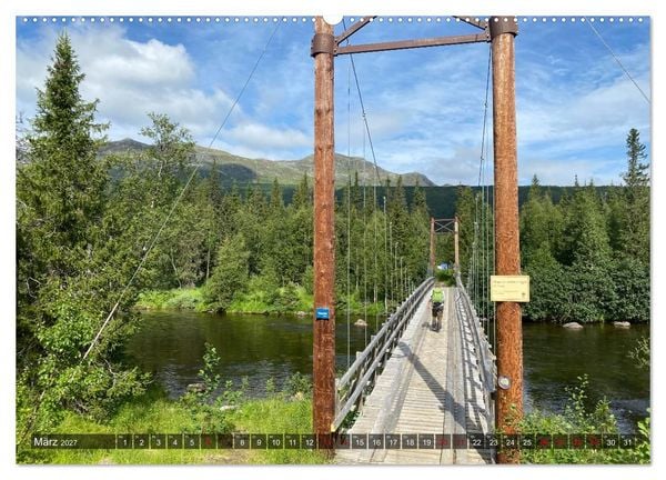 Produktbild: Wandern in Schweden - Einladung in die Natur (Wandkalender 2027 DIN A2 quer), CALVENDO Monatskalender