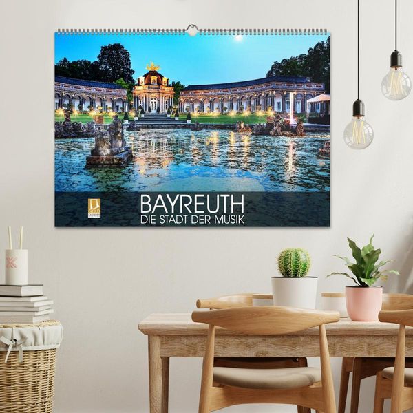 Produktbild: Bayreuth - die Stadt der Musik (Wandkalender 2026 DIN A2 quer), CALVENDO Monatskalender